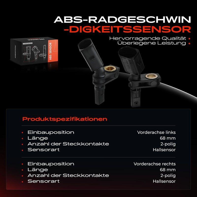 2x Frankberg ABS-Sensor 5481FB0066074