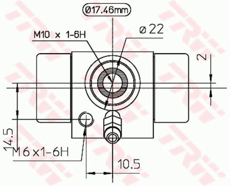 TRW Radbremszylinder BWC107A