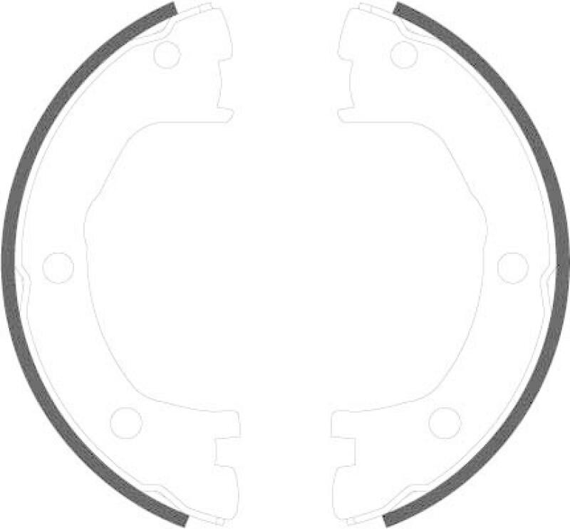 TRW Bremsbackensatz, Feststellbremse GS8440