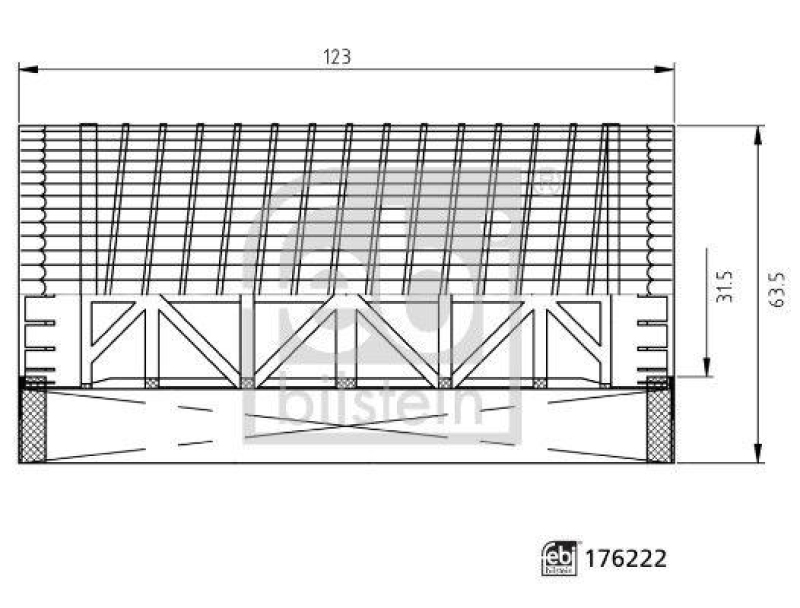 FEBI BILSTEIN &Ouml;lfilter 176222