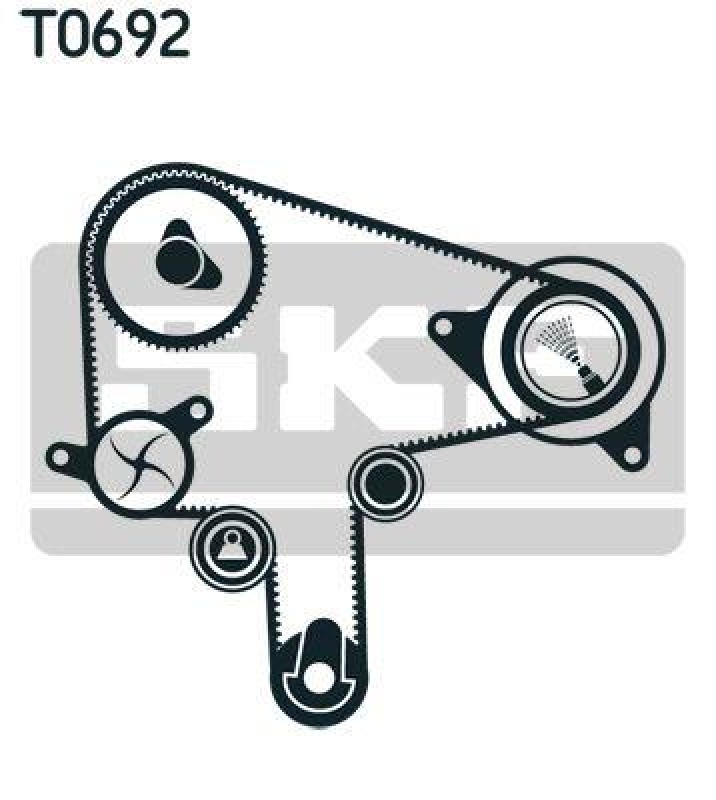 SKF Zahnriemensatz VKMA 94919