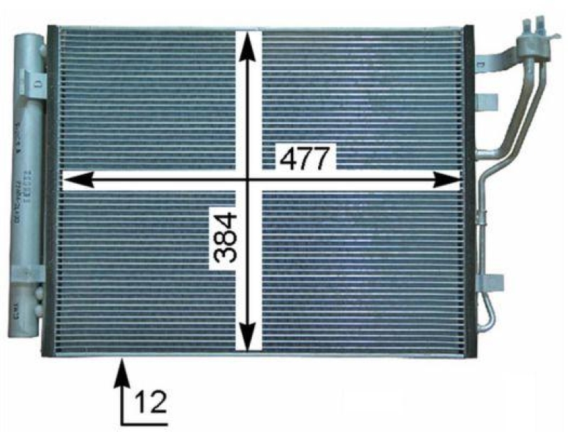 MAHLE Kondensator, Klimaanlage BEHR *** PREMIUM LINE *** AC 709 000P