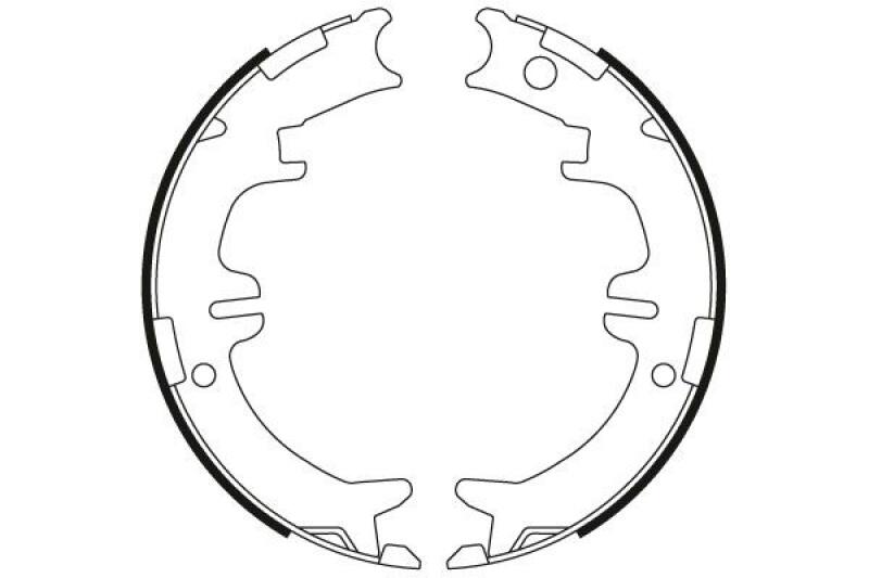 TRW Bremsbackensatz, Feststellbremse GS8446