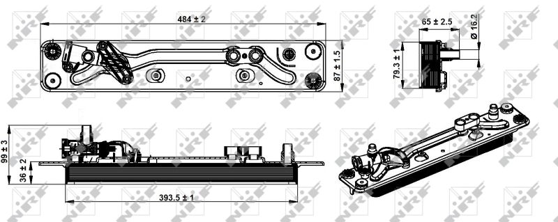 NRF Ölkühler, Automatikgetriebe 31285