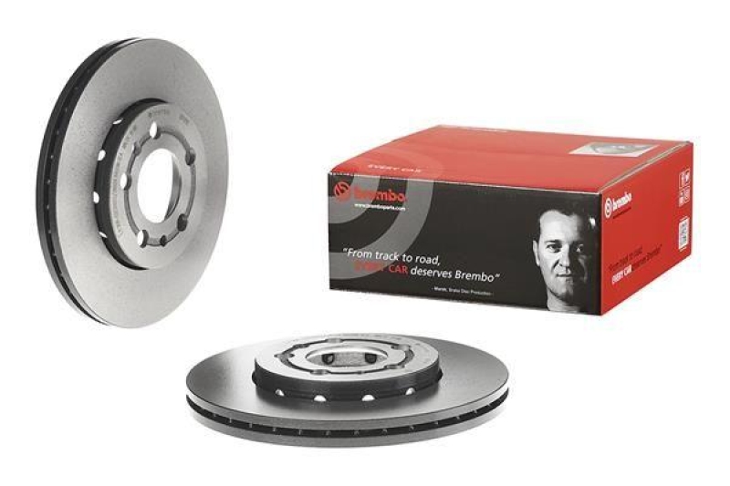 2x BREMBO Bremsscheibe COATED DISC LINE