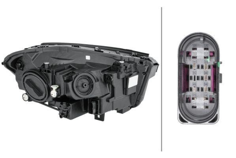 Hella Hauptscheinwerfer LED H7 links passend für Mercedes GLA 200 250 e 220 H247