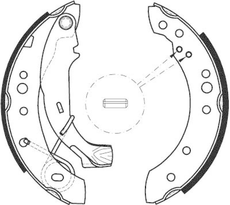 TRW Bremsbackensatz GS8467