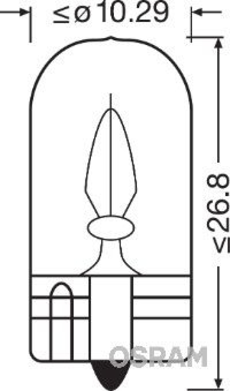 OSRAM Bulb, park-/position light ORIGINAL