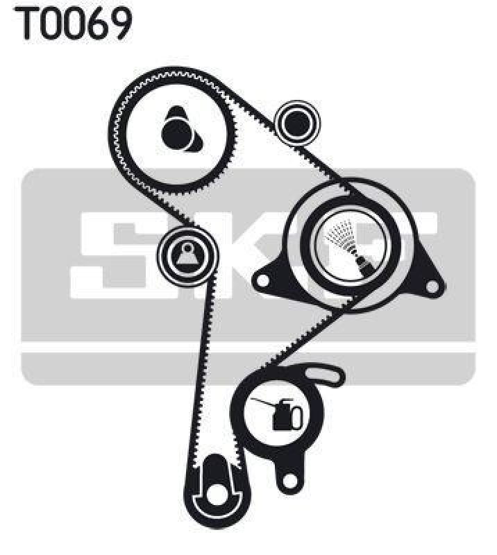 SKF Zahnriemensatz VKMA 01013