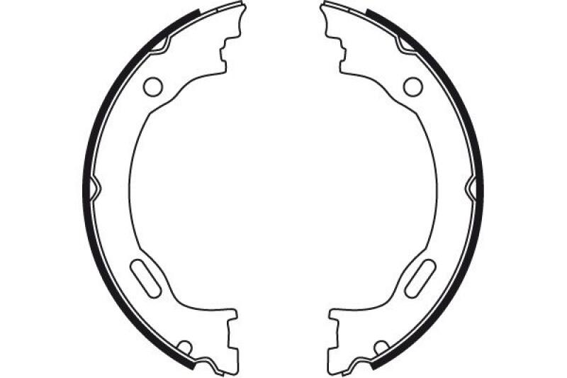 TRW Bremsbackensatz, Feststellbremse GS8475
