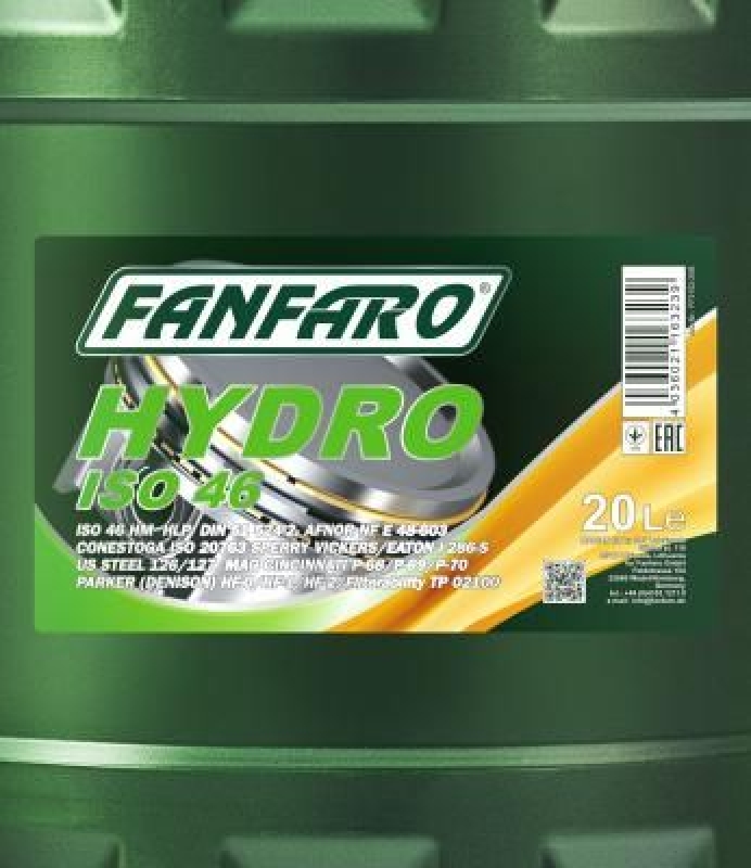 20L Fanfaro ISO 46 Hydrauliköl