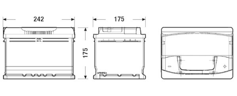 EXIDE Starterbatterie PREMIUM
