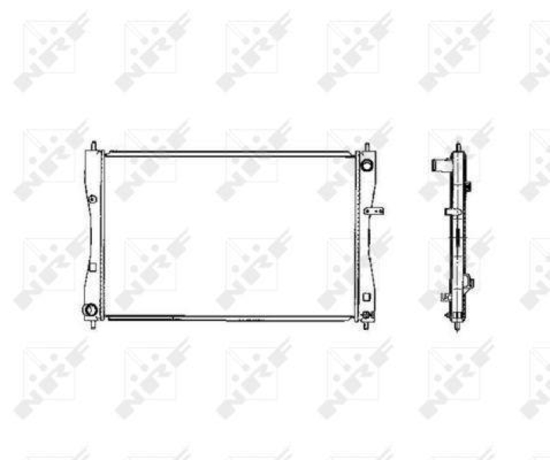 NRF Radiator, engine cooling