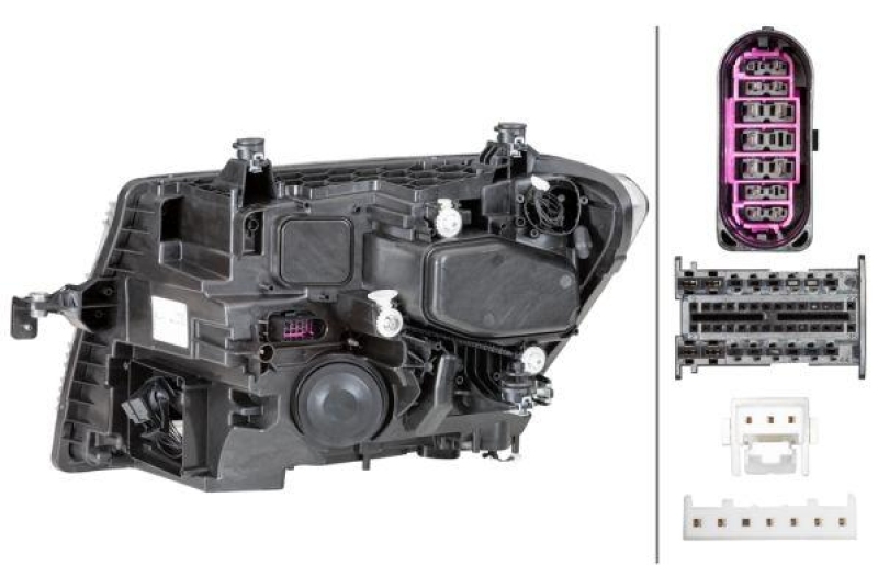 1x Hella Hauptscheinwerfer LED Rechts passend für VW Crafter MAN TGE e-Crafter