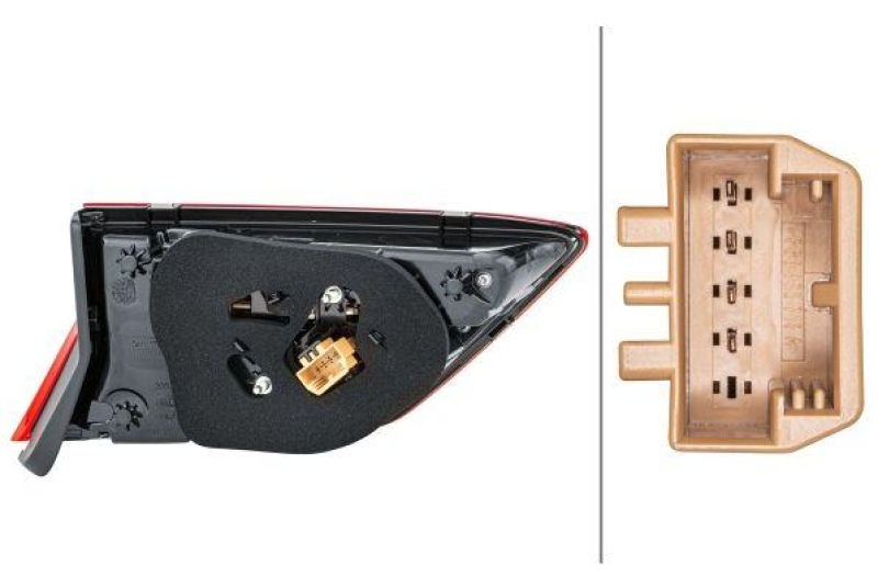 HELLA Heckleuchte 2SA 012 520-081