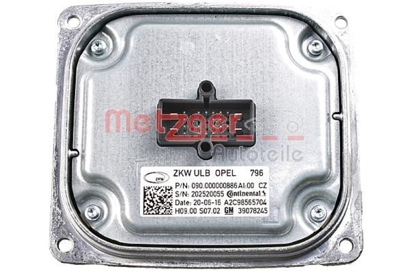 METZGER Control Unit, lights OE-part