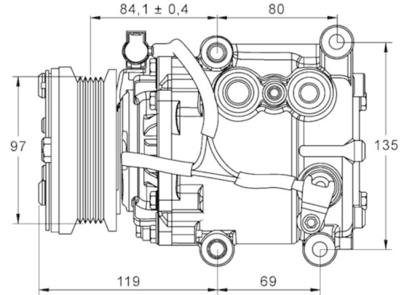 MAHLE Compressor, air conditioning BEHR *** PREMIUM LINE ***