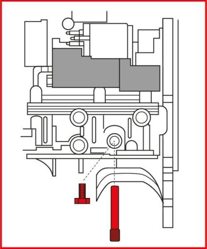 KS TOOLS Adjustment Tool Set, valve timing
