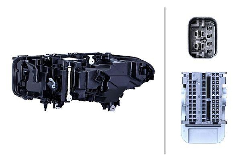 1x Hella Hauptscheinwerfer LED Rechts passend für BMW 5 G31 G30 M5 BJ ab 07/2020