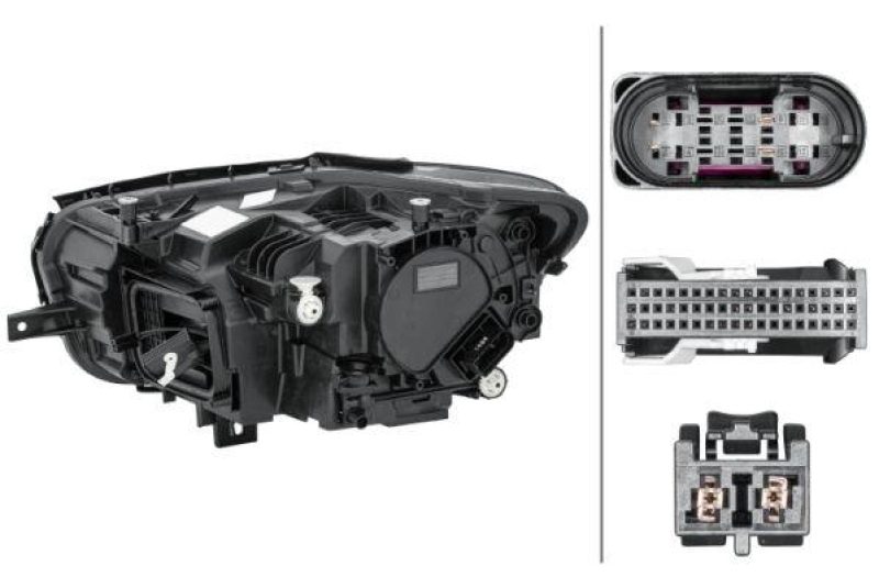 Hella Hauptscheinwerfer LED rechts passend für Mercedes Citan 1.3 113 1.5 W420 1EX 015 780-321
