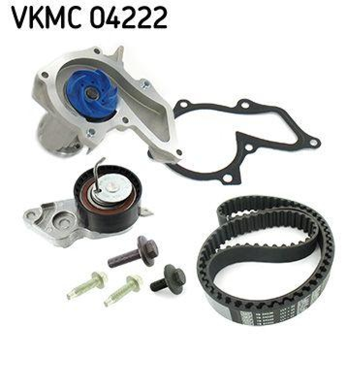 SKF Wasserpumpe + Zahnriemensatz VKMC 04222