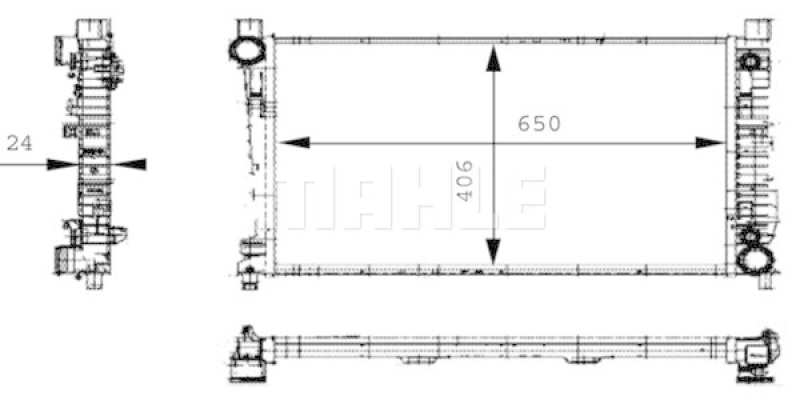 MAHLE Kühler, Motorkühlung BEHR
