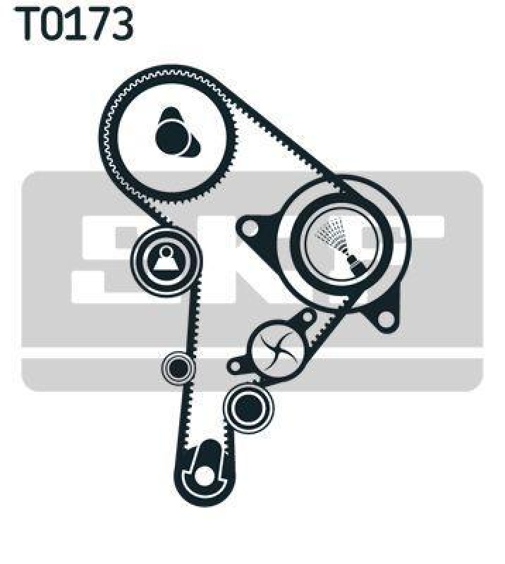 SKF Zahnriemensatz VKMA 01244