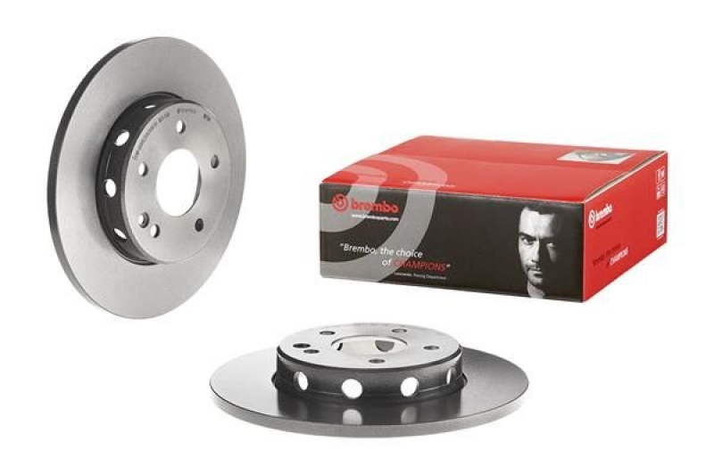 2x BREMBO Bremsscheibe PRIME LINE - UV Coated