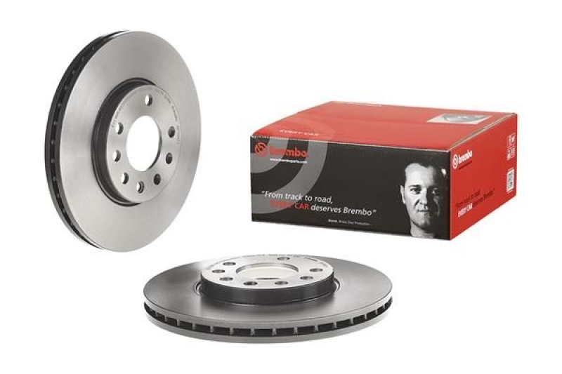 2x BREMBO Bremsscheibe COATED DISC LINE