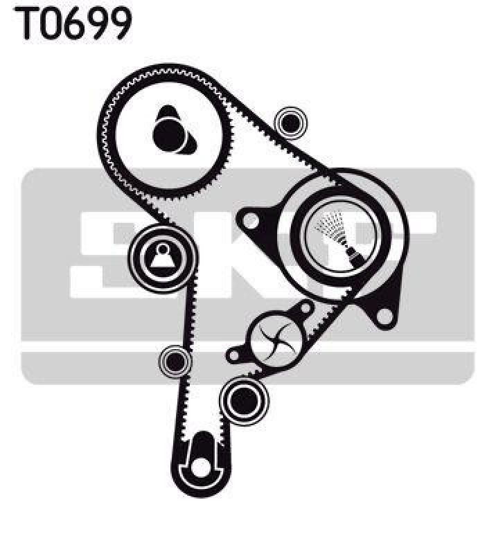 SKF Zahnriemensatz VKMA 01251