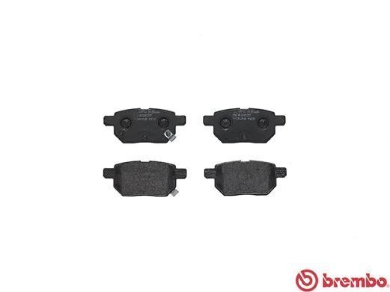 BREMBO Bremsbelagsatz, Scheibenbremse PRIME LINE