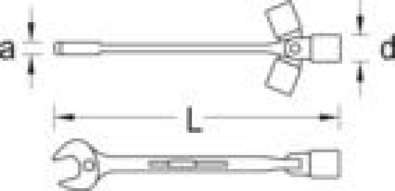 GEDORE Ring-/Gabelschl&uuml;ssel 534 17
