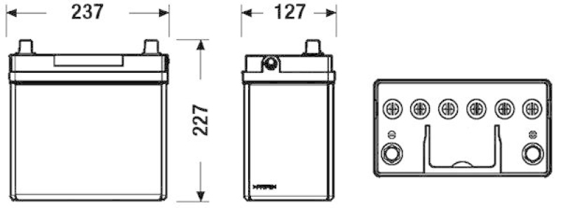 EXIDE Starterbatterie EXCELL