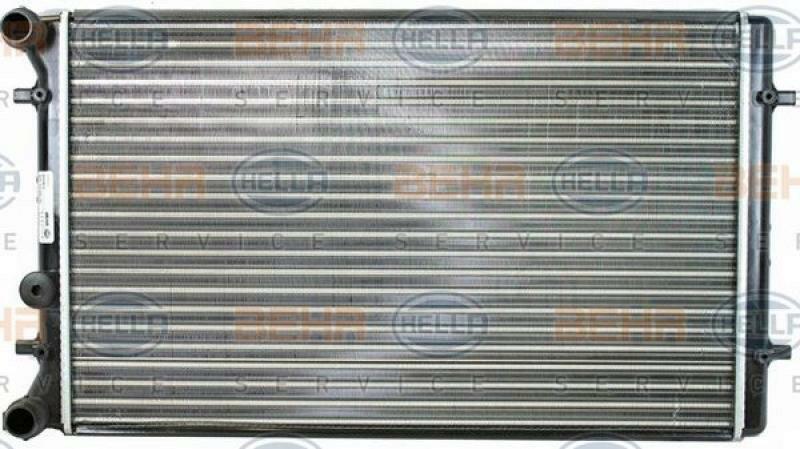 HELLA Radiator, engine cooling BEHR HELLA SERVICE Version ALTERNATIVE
