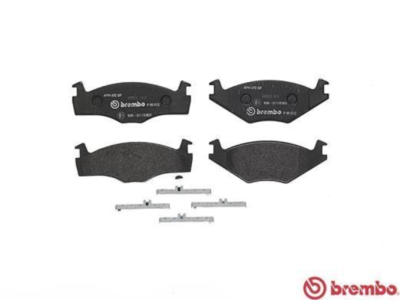 BREMBO Bremsbelagsatz, Scheibenbremse PRIME LINE
