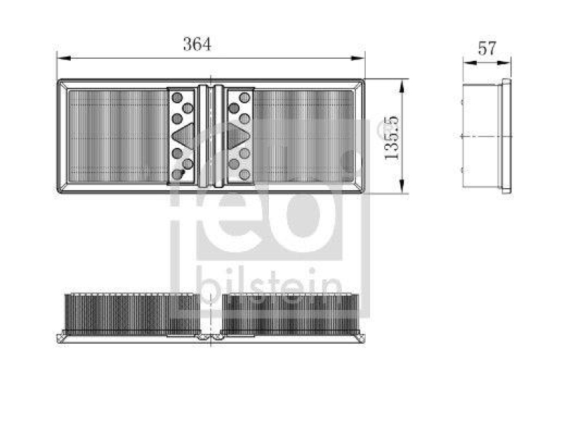 FEBI BILSTEIN Luftfilter 101662