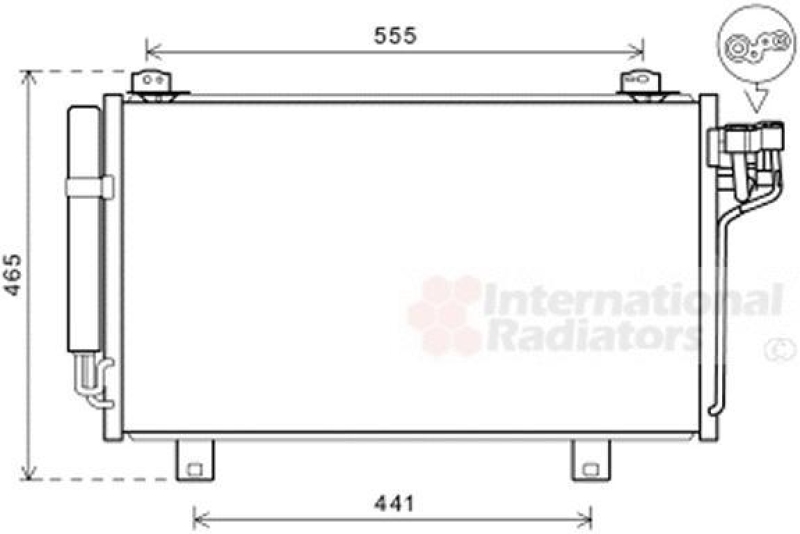 VAN WEZEL Kondensator, Klimaanlage 27005261