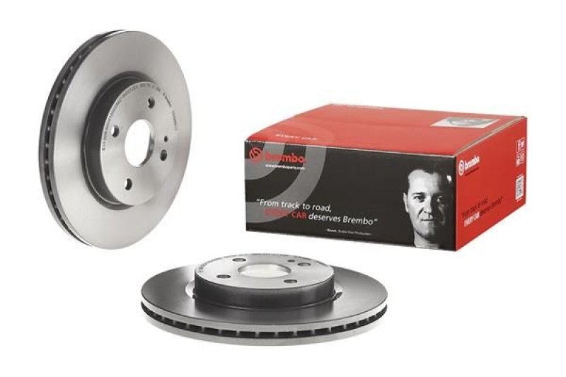 2x BREMBO Bremsscheibe PRIME LINE - UV Coated