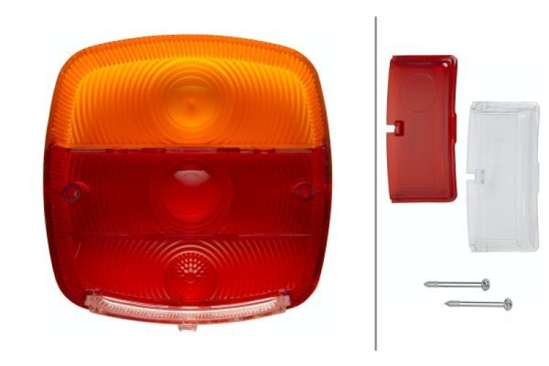 HELLA Heckleuchte Lichtscheibe P21W R10W passend für SEAT MARBELLA (28A)...