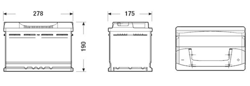 EXIDE Starterbatterie EXCELL