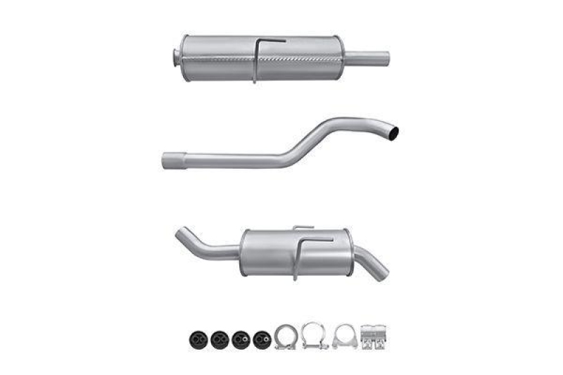 HELLA Endschalldämpfer Easy2Fit – PARTNERED with Faurecia 8LD 366 034-161