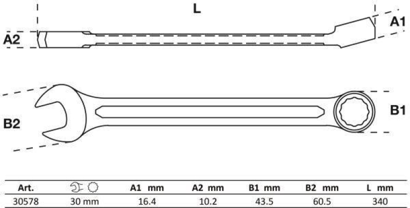 BGS Ring-/Open End Spanner