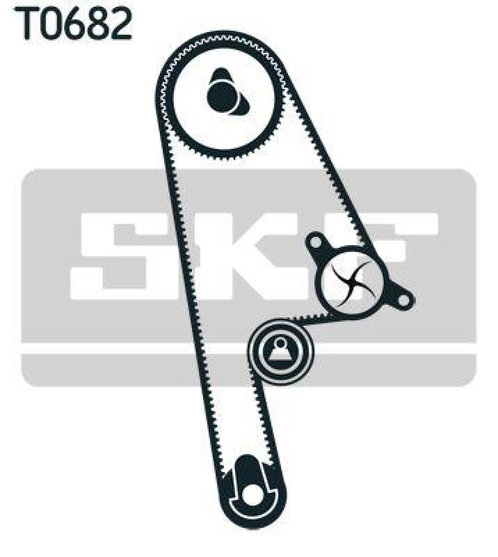 SKF Wasserpumpe + Zahnriemensatz VKMC 93005-2