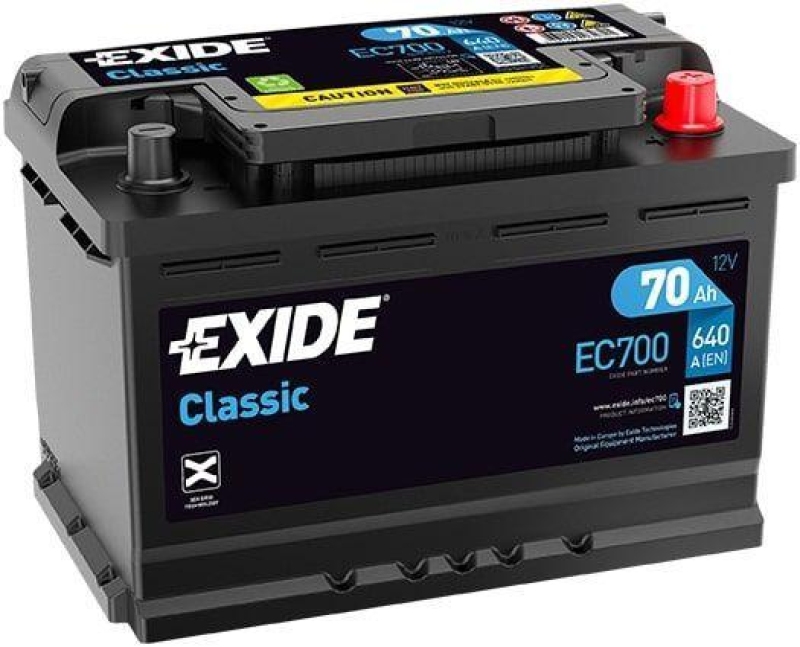 EXIDE Starterbatterie CLASSIC