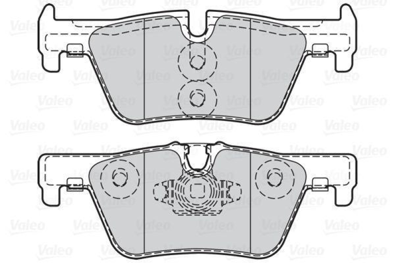 VALEO Bremsbelagsatz, Scheibenbremse ESSENTIAL 302142