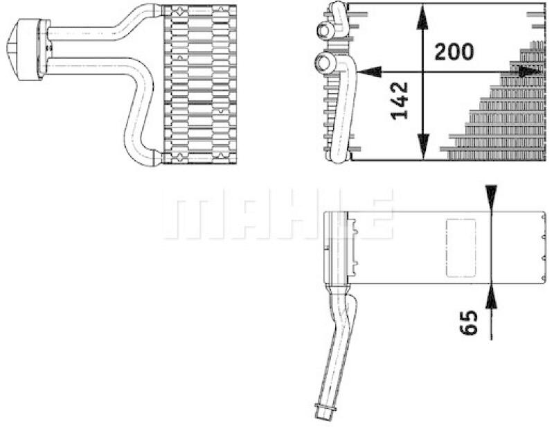 MAHLE Verdampfer, Klimaanlage BEHR *** PREMIUM LINE ***