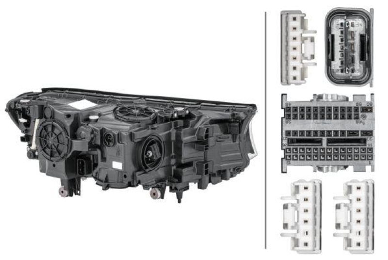 1x Hella Hauptscheinwerfer LED Links passend für BMW 7 G11 G12 BJ bis 02/2019 1LX 354 854-191