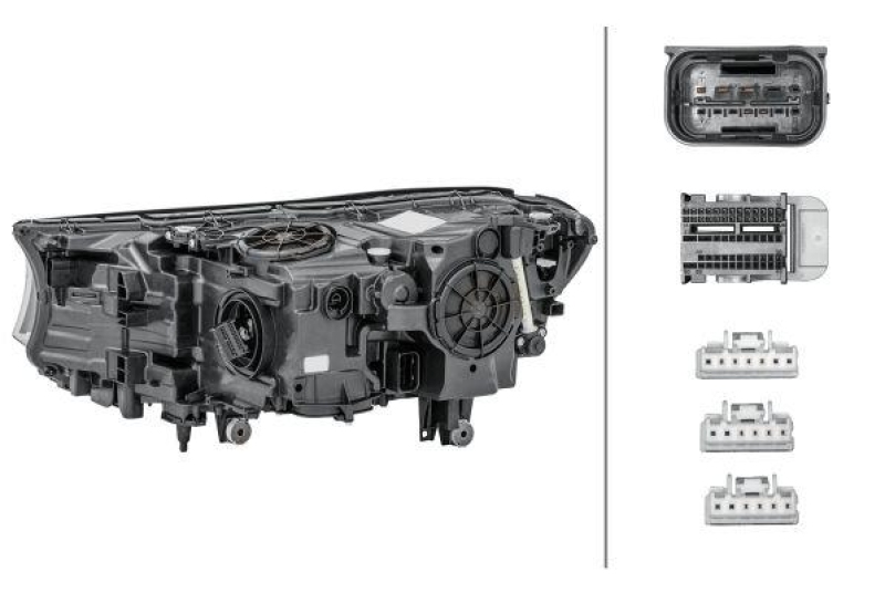 1x Hella Hauptscheinwerfer LED Rechts passend für BMW 7 G11 G12 BJ bis 02/2019 1LX 354 854-201