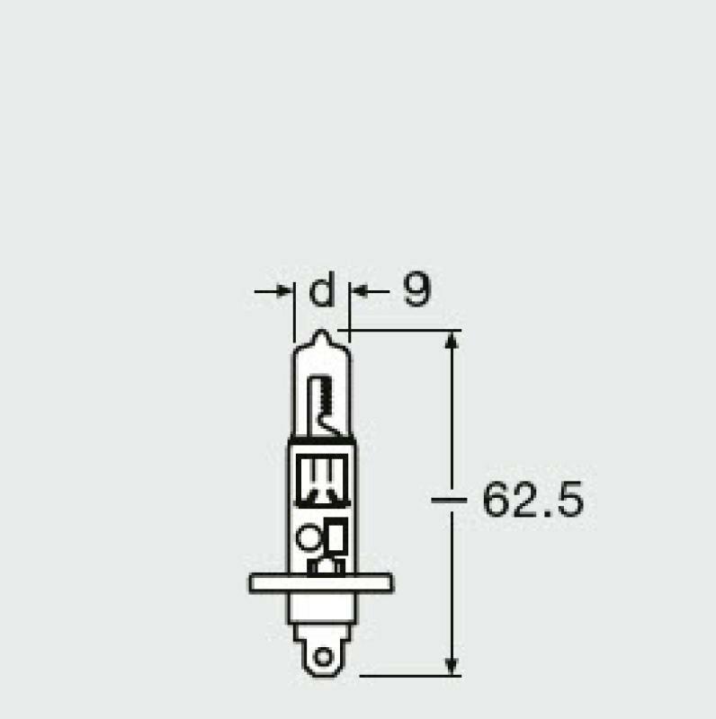 OSRAM H1 Nebelscheinwerfer Glühlampe