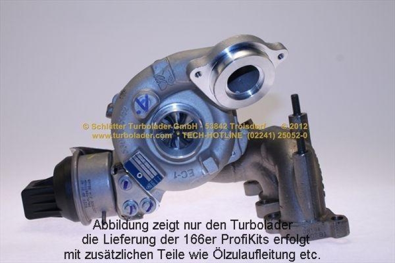 SCHLÜTTER TURBOLADER Lader, Aufladung PROFI PLUS- mit orig. BorgWarner Turbolader NEUTEIL im AT